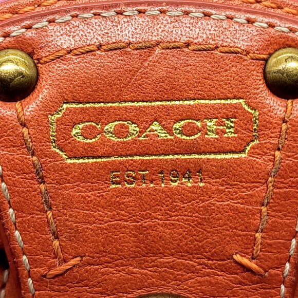 Vintage Coach Legacy Kiss-Lock Two-Tone Leather Wallet - Picture 11 of 12